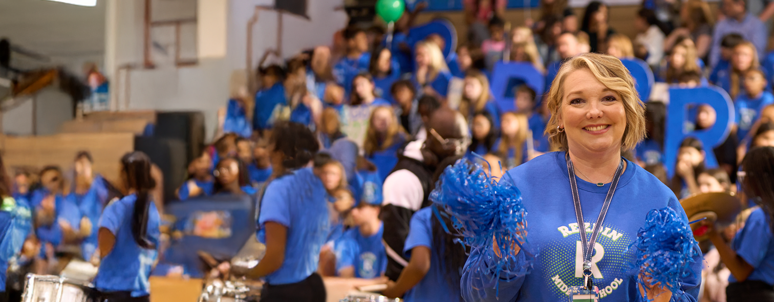Jean Ann, Rezdiffra patient at pep rally